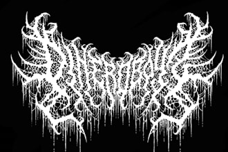 design rock,metal,dj or music band logo