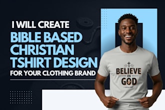 create custom typography christian tshirt design and bible verse tshirt