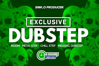 be your ghost music producer for dubstep, riddim, trap, tearout, dnb, hardstyle
