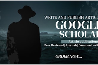 write and publish article on google scholar journal for eb1 niw, comment writing