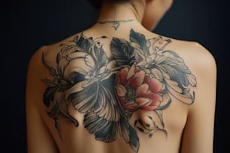 do sleeve tattoo design, realistic tattoo design