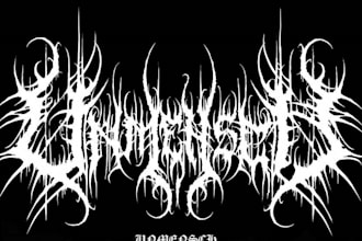 do y2k punk gothic metal grunge streetwear brand logo design
