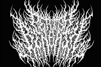 design graffiti, metal, music, dj, typography, and text logo