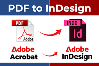 do any PDF files to indesign