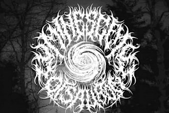 make metal, punk, pop, rock, psychedelic band logo