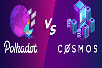 develop layer2 blockchain, substrate or polkadot chains, cosmwasm tokens, cosmos