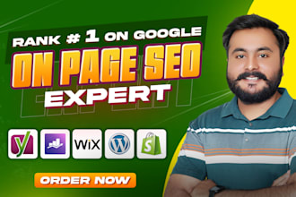 do wordpress, wix, shopify seo service with onpage fixes