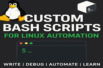 write or dubug custom bash shell script