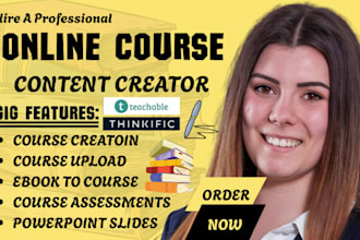 create online course content course creation course curriculum training manual