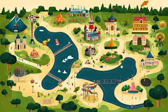 map illustration vector illustration vector map