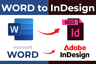do any msword file to indesign