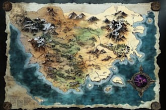 make your fantasy map for rpg, novels and games