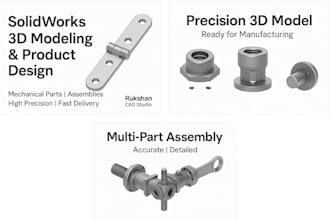create high quality 3d models and assemblies in solidworks