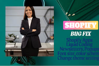 fix shopify store bugs customize theme and do liquid coding