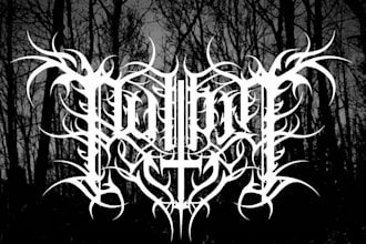 design music, dj, studio record or rock, metal band logo