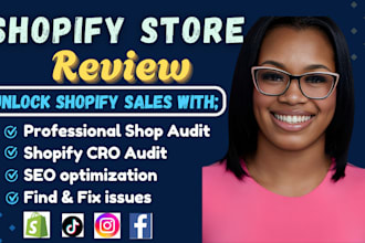 do shopify store audit cro optimization seo site review conversion rate boost
