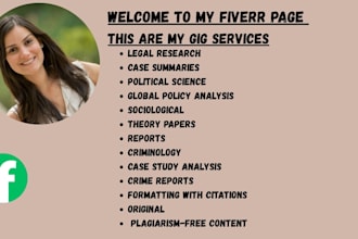 do legal research, political science, law, sociology, criminology case studies