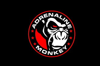 design creative perfect adrenaline monkey logo