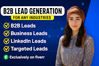 provide targeted b2b lead generation for any industry or niche
