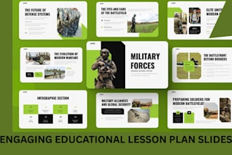 design engaging educational lesson plan slides in powerpoint or canva