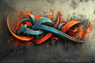 make outstanding logo, lettering, graffiti, signature design