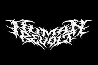 draw and design metal, death metal, slamming and brutal logo for you