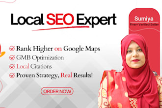 do local SEO, gmb optimization, and google maps ranking service