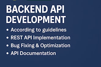 build or fix rest apis with node, express, python