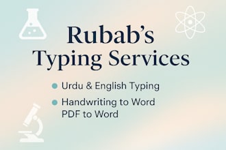 type handwritten notes or convert PDF to word