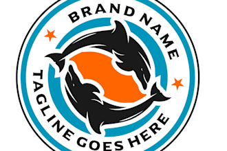 design a professional dolphin logo