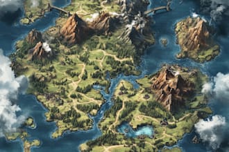 create fantasy world map design custom dnd game map world building map inkarnate