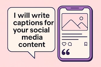 write cute, romantic, or funny captions and chat with you