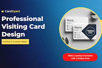 design a professional and unique business card