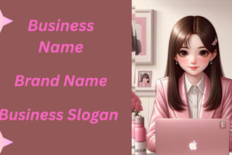 create branded names and catchy slogans