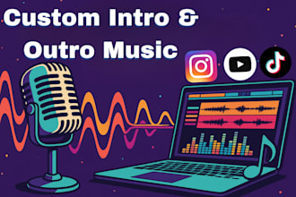 create intro music for youtube, brands, podcasts and twitch