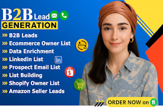 provide targeted b2b business leads including ecommerce store owners
