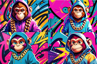 create eye catching nft art for your crypto project