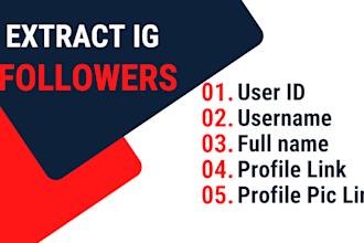 extract 1 million instagram followers usernames