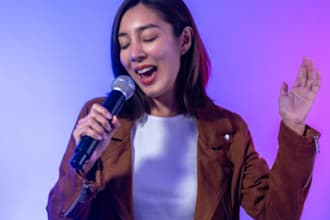 be your female edm vocalist singer songwriter for your pop rock music production
