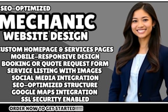 mechanic website garage website car service website auto repair website