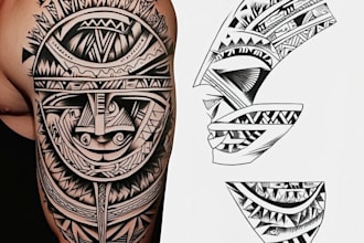 design your polynesian tribal tattoo
