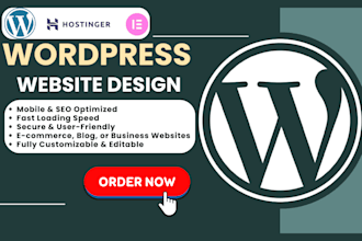 hostinger website design wordpress website design wordpress redesign wordpress