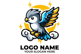 design a bird mascot logo