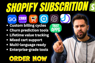 setup shopify subscription subscribfy revlytic seal subi appstle loop bold skio