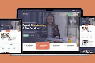 build accounting website tax bookkeeping website finance accounting tax website
