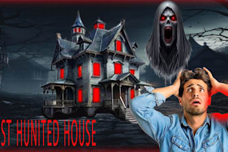 design custom thumbnail for youtube horror creepy scary rust gaming fear