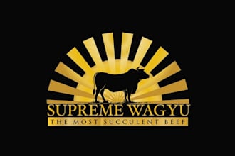 design unique beef or dairy milk logo