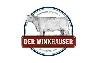 design high quality beautiful dairy farm logo