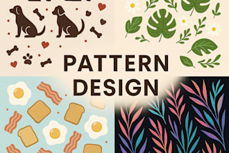 create professional pattern designs for your merchandise