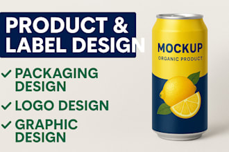 do product label design label or 3d bottle mockup and product packaging dieline